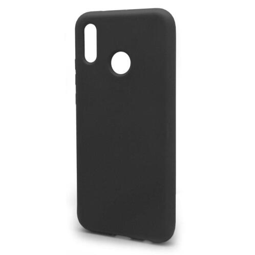 Θήκη Liquid Silicon inos Huawei P20 Lite L-Cover Μαύρο