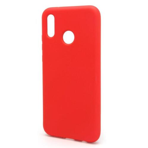 Θήκη Liquid Silicon inos Huawei P20 Lite L-Cover Κόκκινο