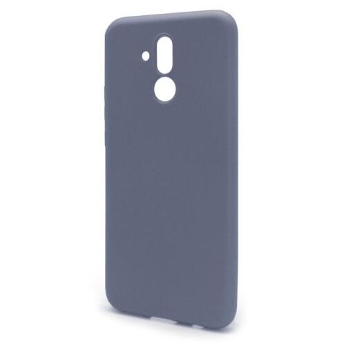 Θήκη Liquid Silicon inos Huawei Mate 20 Lite L-Cover Γκρι-Μπλε