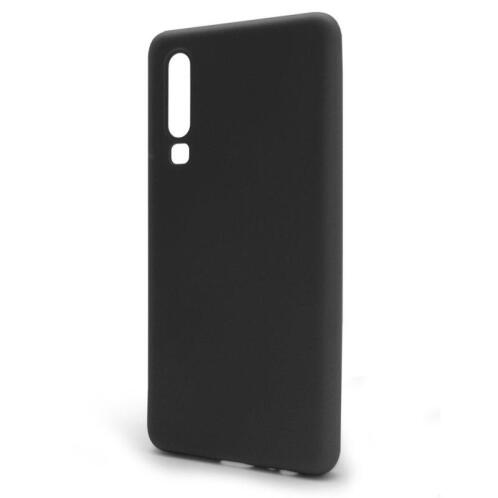 Θήκη Liquid Silicon inos Huawei P30 L-Cover Μαύρο