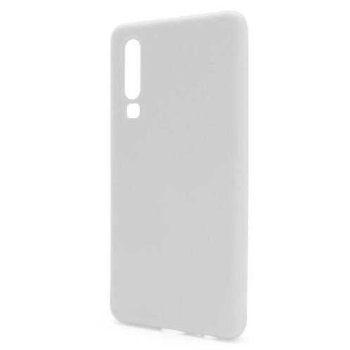 Θήκη Liquid Silicon inos Huawei P30 L-Cover Λευκό