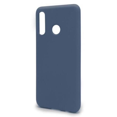 Θήκη Liquid Silicon inos Huawei P30 Lite L-Cover Μπλε Ραφ