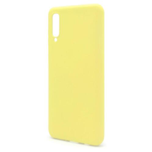 Θήκη Liquid Silicon inos Samsung A505F Galaxy A50/ A307F Galaxy A30s L-Cover Κίτρινο