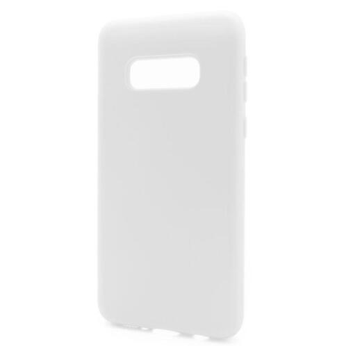 Θήκη Liquid Silicon inos Samsung G970F Galaxy S10e L-Cover Λευκό