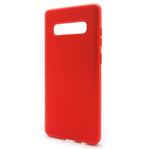 Θήκη Liquid Silicon inos Samsung G973F Galaxy S10 L-Cover Κόκκινο