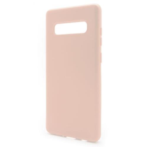 Θήκη Liquid Silicon inos Samsung G973F Galaxy S10 L-Cover Σομόν