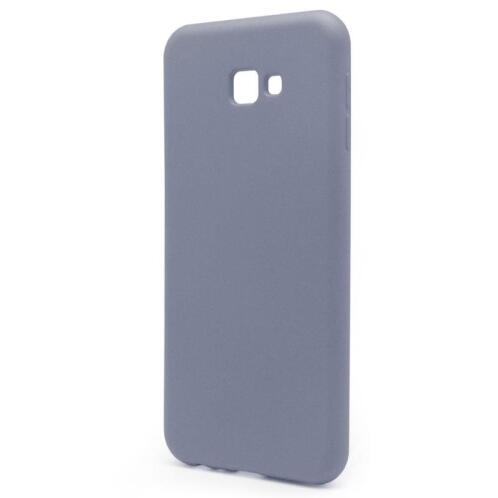 Θήκη Liquid Silicon inos Samsung J415F Galaxy J4 Plus (2018) L-Cover Γκρι-Μπλε