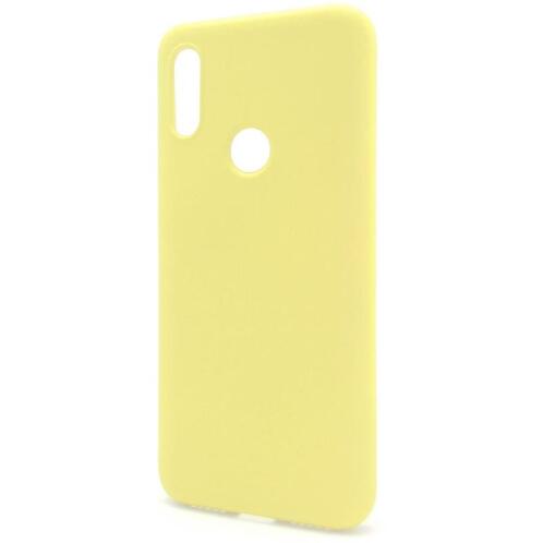 Θήκη Liquid Silicon inos Xiaomi Redmi 7 L-Cover Κίτρινο