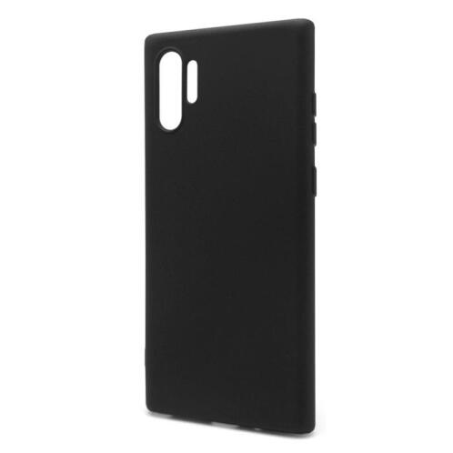 Θήκη Liquid Silicon inos Samsung N975F Galaxy Note 10 Plus L-Cover Μαύρο