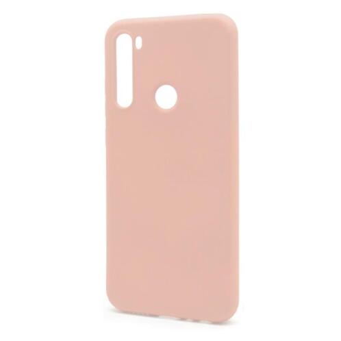 Θήκη Liquid Silicon inos Xiaomi Redmi Note 8 L-Cover Σομόν