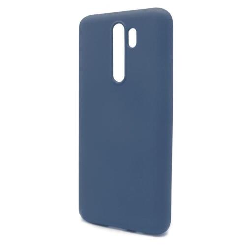 Θήκη Liquid Silicon inos Xiaomi Redmi Note 8 Pro L-Cover Μπλε Ραφ