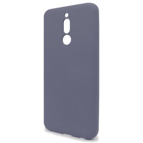 Θήκη Liquid Silicon inos Xiaomi Redmi 8 L-Cover Γκρι-Μπλε