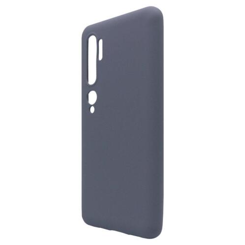 Θήκη Liquid Silicon inos Xiaomi Mi Note 10/ Mi Note 10 Pro L-Cover Γκρι-Μπλε