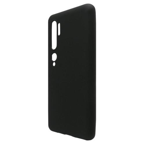 Θήκη Liquid Silicon inos Xiaomi Mi Note 10/ Mi Note 10 Pro L-Cover Μαύρο