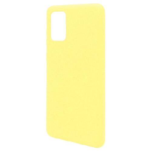 Θήκη Liquid Silicon inos Samsung G985 Galaxy S20 Plus L-Cover Κίτρινο