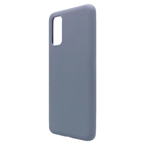 Θήκη Liquid Silicon inos Samsung G980 Galaxy S20 L-Cover Γκρι-Μπλε