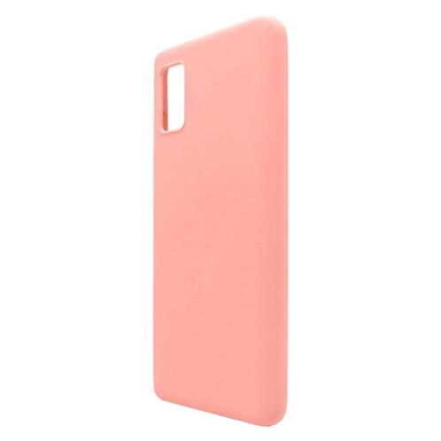 Θήκη Liquid Silicon inos Samsung A415F Galaxy A41 L-Cover Σομόν