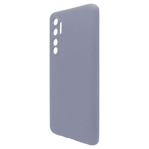 Θήκη Liquid Silicon inos Xiaomi Mi Note 10 Lite L-Cover Γκρι-Μπλε