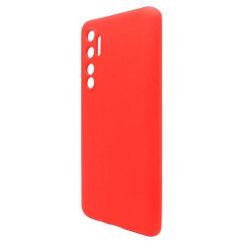 Θήκη Liquid Silicon inos Xiaomi Mi Note 10 Lite L-Cover Κόκκινο