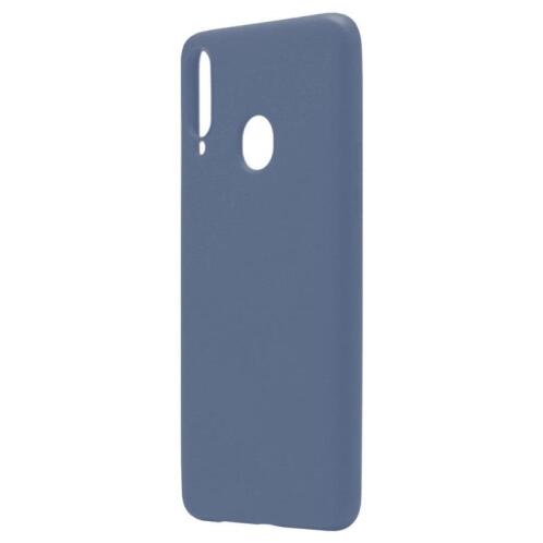 Θήκη Liquid Silicon inos Samsung A207F Galaxy A20s L-Cover Μπλε Ραφ