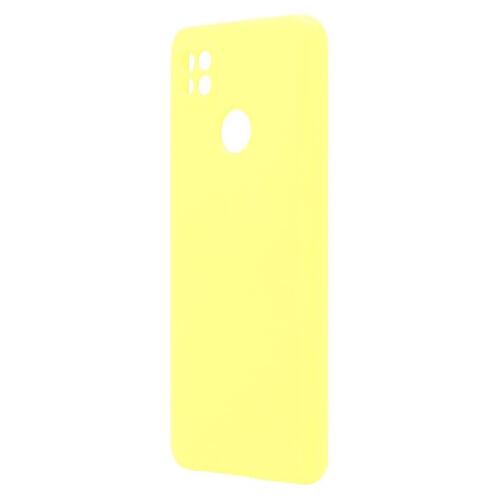 Θήκη Liquid Silicon inos Xiaomi Redmi 9C L-Cover Κίτρινο