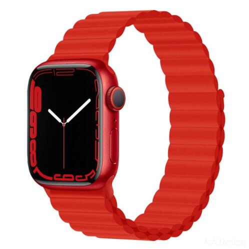 Λουράκι Devia Sport3 Silicone Magnet Apple Watch (38/ 40/ 41mm) Deluxe Κόκκινο