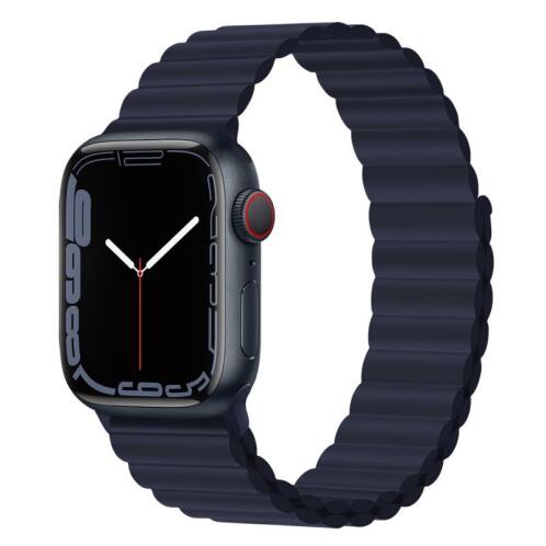 Λουράκι Devia Sport3 Silicone Magnet Apple Watch (38/ 40/ 41mm) Deluxe Σκούρο Μπλε