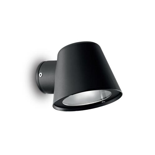 Ideal Lux Φωτιστικό Τοίχου Απλίκα Μονόφωτο Gas AP1 020228 Nero