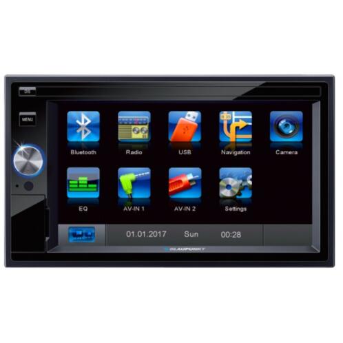 BLAUPUNKT SANTA CRUZ  2 DIN GPS BT USB