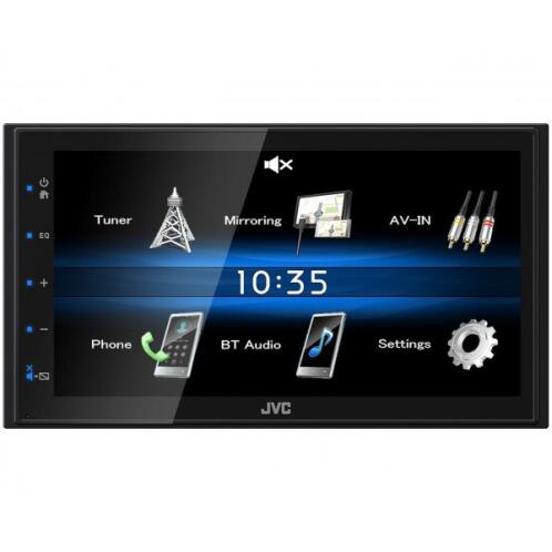 JVC Ηχοσύστημα Αυτοκινήτου USB Mirroring Bluetooth 2din KW-M25BT