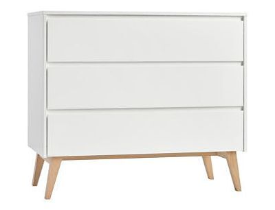 KIDSCOM Βρεφική Σιφονιέρα Swing 3 Drawer White