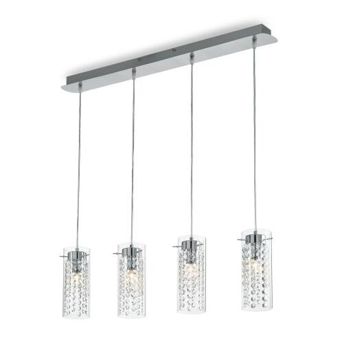 Ideal Lux Κρεμαστό Φωτιστικό Οροφής Πολύφωτο Iguazu SP4 052373