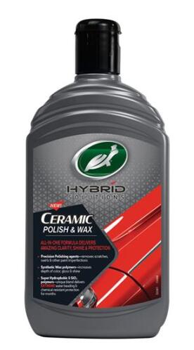 Turtle Wax Hybrid Υγρό κερί γυαλίσματος & προστασίας CERAMIC Polish & Wax 500ml