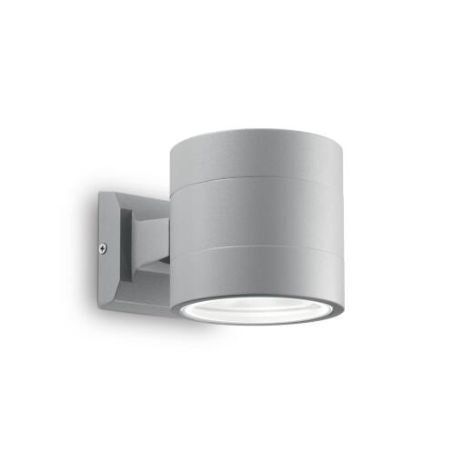 Ideal Lux Φωτιστικό Τοίχου Απλίκα Μονόφωτο Snif Round AP1 061474 Grigio