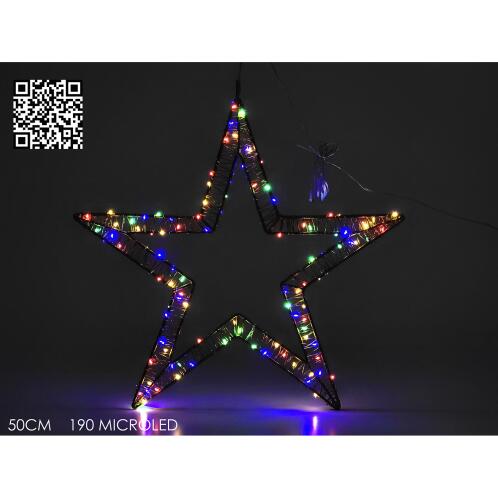 ARTELIBRE Αστέρι Διπλό 190 Πολύχρωμα Micro LED RGB Φ50cm