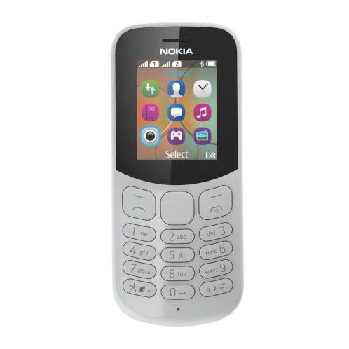 Nokia 130 (2017) (Dual SIM) Feature Phone Γκρι