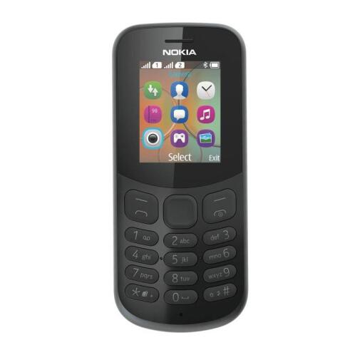 Nokia 130 (2017) (Dual SIM) Feature Phone Μαύρο