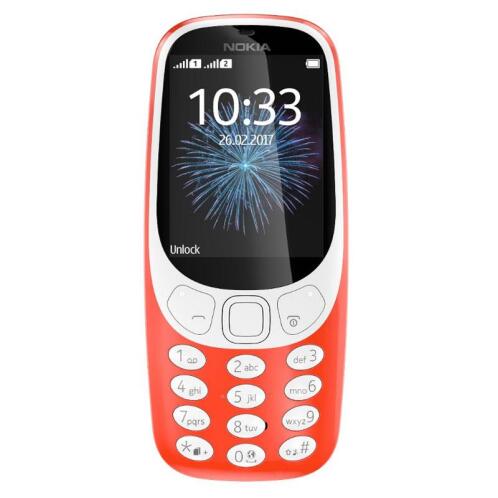 Nokia 3310 (2017) (Dual SIM) Feature Phone Κόκκινο