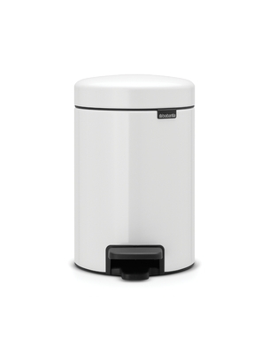 BRABANTIA Δοχείο Απορριμμάτων με Πεντάλ Λευκό New Icon 3lt - 080.1121/26