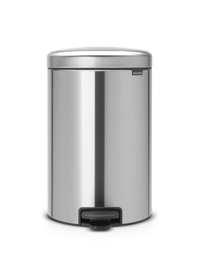 BRABANTIA Δοχείο Απορριμμάτων με Πεντάλ Χρωμέ Ματ New Icon 20lt - 080.1140/21