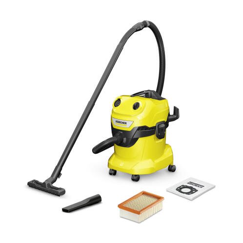 Karcher WD 4 V-20/5/22 Σκούπα Υγρών / Στερεών 1000W με Κάδο 20lt