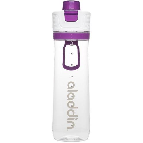 Aladdin Παγούρι 0.8lt Μοβ-Διάφανο Active Hydration Tracker