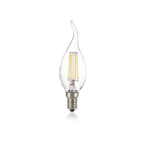 Ideal Lux Λάμπα E14 Candela 4W 3000K CRI80 4W Διάφανο