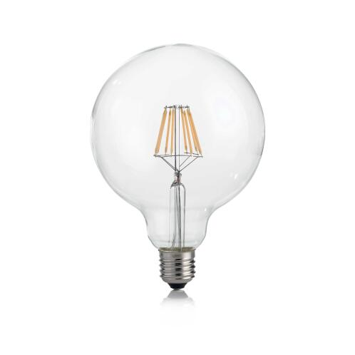 Ideal Lux Λάμπα E27 Globo D125 8W 3000K CRI80 8W Διάφανο