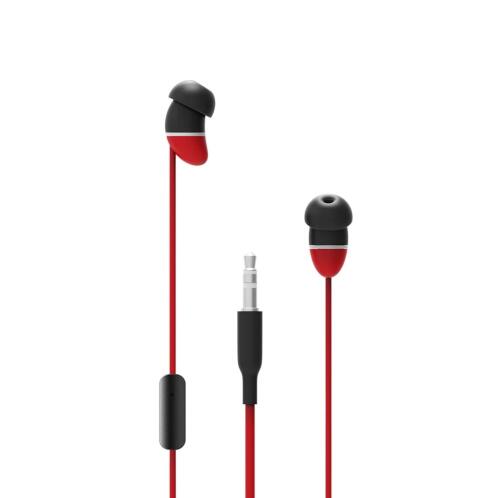 Allocacoc Earbeans Bass In-ear Handsfree με Βύσμα 3.5mm Κόκκινο