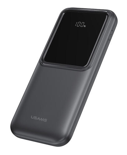 USAMS power bank US-CD194 με καλώδια 5x έξοδοι 10000mAh 10W μαύρο