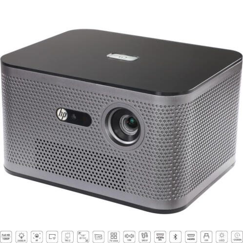 HP MP2000 Pro/GRS Projector 1080p, 2USB, λάμπα LED, ενσωμ. ηχεία, autofocus, WiFi, BT, HDMI Arc