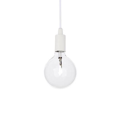 Ideal Lux Κρεμαστό Φωτιστικό Οροφής Μονόφωτο Edison SP1 113302 E27 max 1 x 60W Λευκό