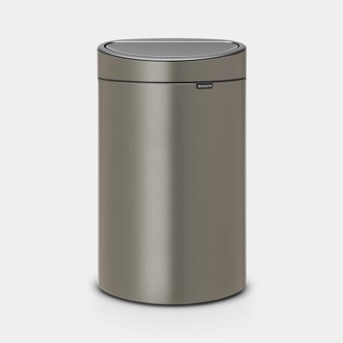 Brabantia Δοχείο Απορριμάτων 40L Platinum σειρά Touch Bin New