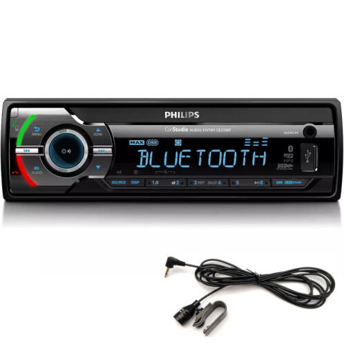 Philips Ηχοσύστημα Αυτοκινήτου Με Bluetooth USB SD Aux-In 4x50W CE235BT/GRS